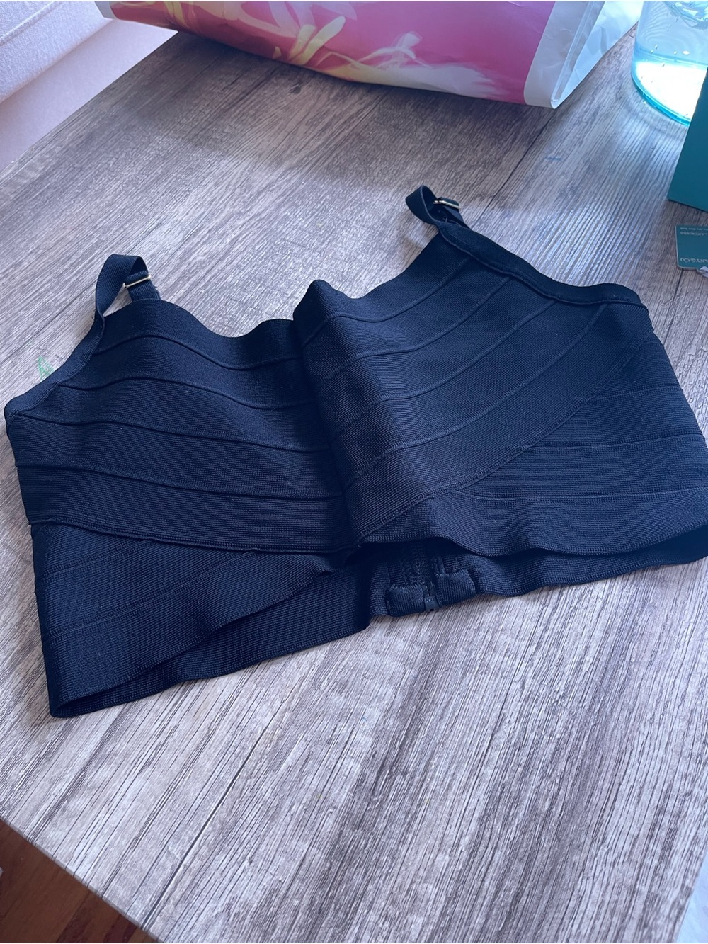 Black Women’s Bandage Crop Top